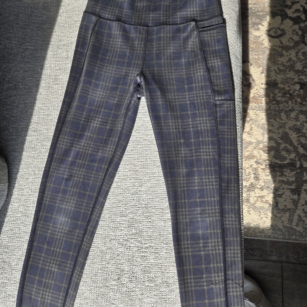 Sweaty Betty Super Sculpt Plaid Leggings